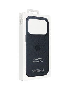 Оригинален платнен гръб с MagSafe в Син Цвят за iPhone 18 Pro Max - Img 4