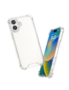 Прозрачен калъф ANTISHOCK за iPhone 16 Plus