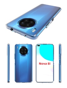 Прозрачен гръб TPU за Huawei Nova 8i