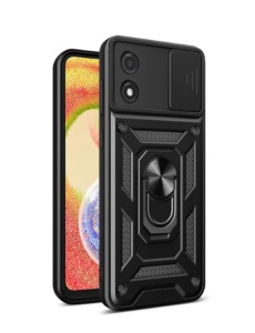 Противоударен черен калъф Camera Cover за Motorola Moto E13