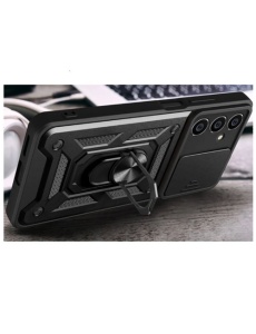 Противоударен черен гръб Camera Cover за Samsung S24