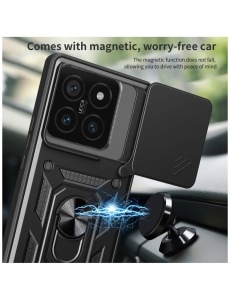 Противоударен черен калъф Camera Cover за Xiaomi Mi 15