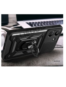 Противоударен черен кейс Camera Cover за Xiaomi Redmi 13C