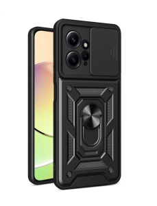 Противоударен черен калъф Zore Camera Cover за Xiaomi Redmi Note 12 4G