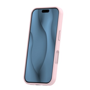 Светло Розов Мек Силиконов калъф Silicone Thin Mag за iPhone 17 Pro Max