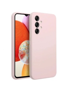 Светло розов силиконов гръб POLY за Samsung A52