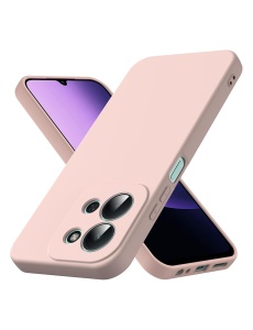 Светло Розов силиконов гръб POLY за Xiaomi Redmi 15C