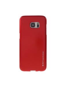 Силиконов Гръб iJelly в червен цвят за Samsung S7 Edge