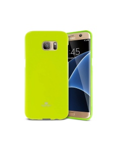 Силиконов Гръб Jelly Case в зелено за Samsung S7 Edge