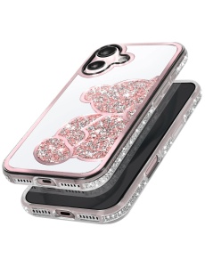 Силиконов калъф Teddy Bear and Mirror за Iphone 16