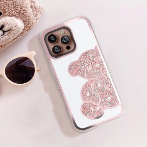 Силиконов кейс Teddy Bear and Mirror за iPhone 17 Pro