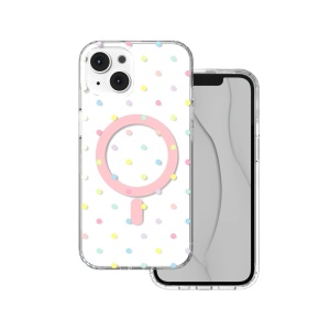 Силиконов ГръMagSafe и точки "Bubble Dots Case" за iPhone 15