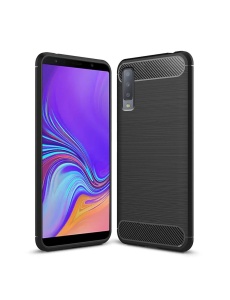 Силикон гръб Carbon за Samsung A7 2018