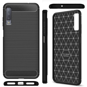 Силикон калъф Carbon за Samsung A7 2018