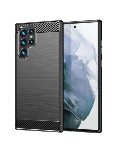 Силикон гръб Carbon за Samsung S23 Ultra