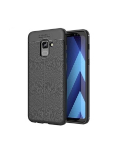 Силикон гръб Leather Autofocus за Samsung A6 2018