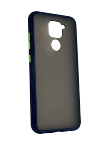 Син кейс Color Buttons за Xiaomi Redmi Note 9