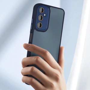 Син Удароустойчив калъф с вграден протектор на задните камери VARIETE за Xiaomi Redmi Note 15 Pro 5G – високо качество