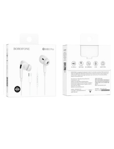 Слушалки BOROFONE BM80 PRO ELEGANT с микрофон Бели TYPE C