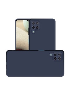 Тъмно Син Силиконов Гръб POLY за Samsung A12