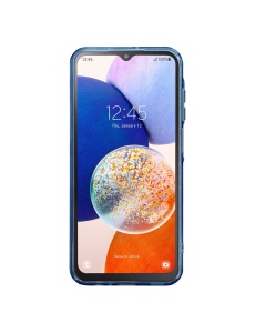 Тънък гръб с протектор за камерата Slim Color Lens за Samsung A15 с олеофобно покритие против отпечатъци
