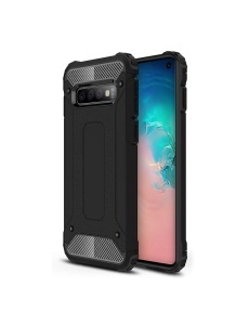 Удароустойчив черен калъф Bronya за Samsung Galaxy S10