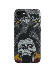 Флуоресцентен светещ в тъмното силиконов висококачествен калъф ЛУКСОС за iPhone 7 8 SE 2020