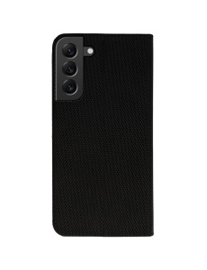 Черен калъф тип тефтер Sensitive за Samsung S22 с магнитно затваряне