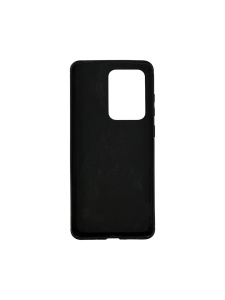 Черен гръб Poly с велур отвътре за Samsung S20 Ultra