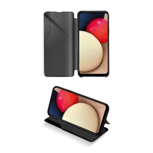 Черен кейс Smart View за Samsung A02s