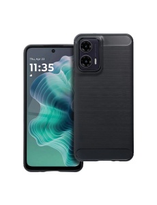 Черен калъф Toptel Carbon за Moto G35