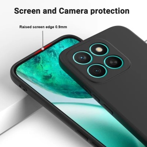 Черен силиконов кейс POLY за Honor X8c
