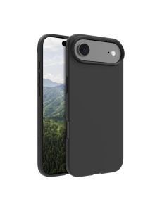 Черен силиконов гръб POLY за iPhone 17 Air