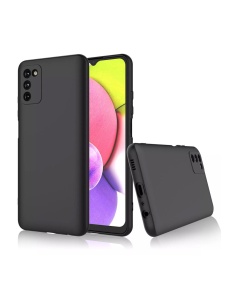Черен Силиконов Гръб POLY за Samsung A03s