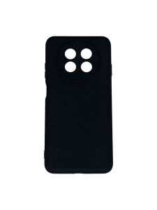Черен силиконов калъф Poly с велур отвътре за Huawei Honor X30 X9 5G Magic 4 Lite 5G
