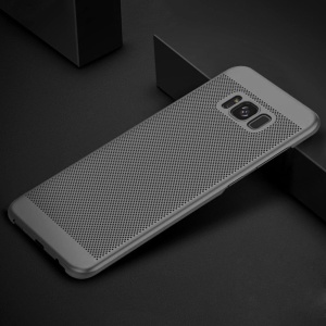 Черен PVC калъф с охлаждащи отвори за Samsung S8 Plus