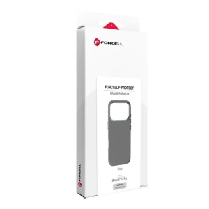 Case for iPhone 18 Pro Forcell F-Protect Frame Premium compatible with Magsafe gray - Img 10