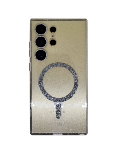 Kалъф с вграден протектор на задните камери Gliter MagSafe за Samsung S23 Ultra с олеофобно покритие против отпечатъци