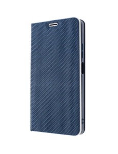 Kалъф тефтер син CARBON WITH FRAME за Samsung A40