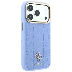 Original Guess Case за 18 Pro Max съвместим с MagSafe, light blue - Img 2