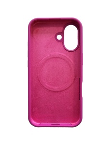 Вишнево Червен Мек Силиконов Гръб Silicone Thin Mag за iPhone 17