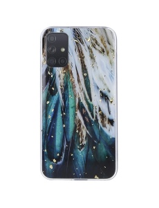 Елегантен ВИСОКОКАЧЕСТВЕН силиконов калъф Gold Glam за Samsung A51