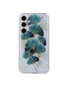 Елегантен ВИСОКОКАЧЕСТВЕН силиконов калъф Gold Glam за Samsung S24 Plus