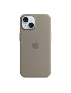 Елегантен Оригинален Калъф за iPhone 15 Цвят глина