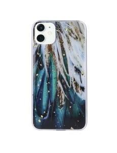 Елегантен силиконов калъф Gold Glam за IPHONE 12