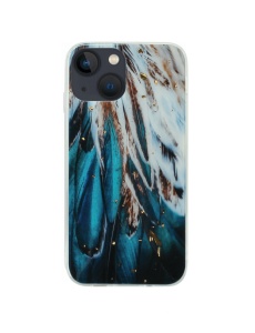 Елегантен силиконов калъф Gold Glam за iPhone 15 Plus