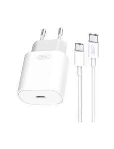 Зарядно у во XO L91 25W с един изход USB C кабел Type C Type C
