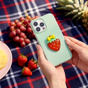 Зелен Гръб с 3Д Плодова Фигурка Fruit 2in1 за Samsung Galaxy A16 със защита от удари и надрасквания