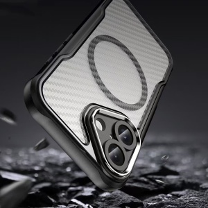 Карбонов Гръб Defender Carbon с MagSafe за iPhone 17