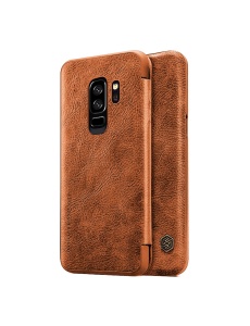 Кафяв Кожен Калъф G Case за Samsung S9 Plus